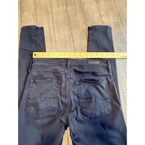 AG Adriano Goldschmied The Abbey Ankle Jeans Black Mid-Rise Super Skinny - Picture 4 of 7